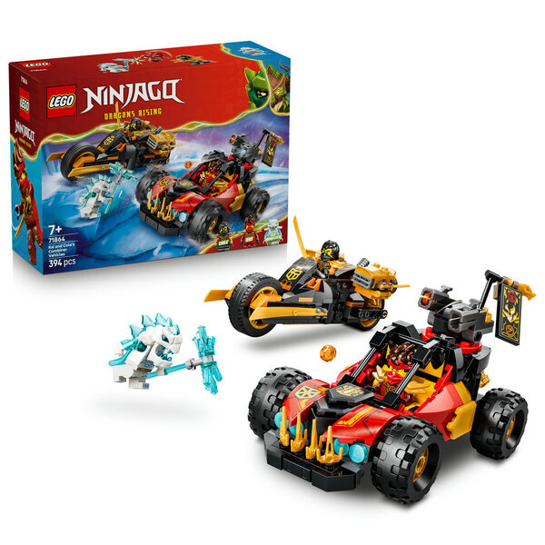 71864 - LEGO® Ninjago - Véhicules combinables de Kai et Cole