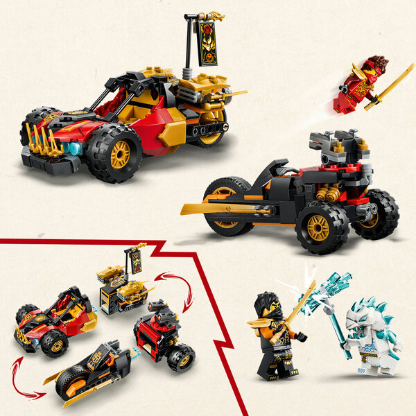 71864 - LEGO® Ninjago - Véhicules combinables de Kai et Cole