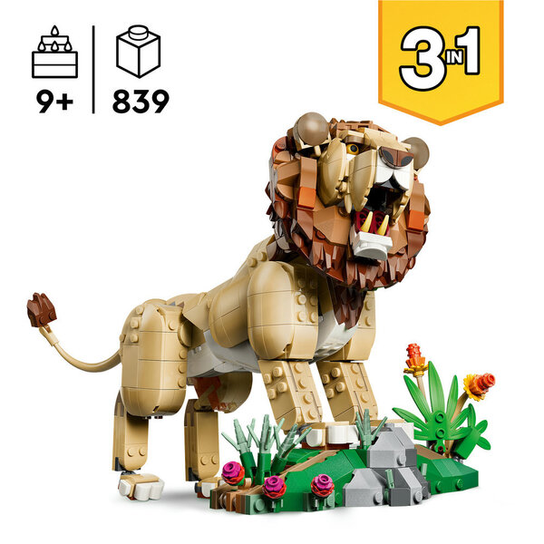 31386 - LEGO® Creator - Animaux sauvages : le lion majestueux