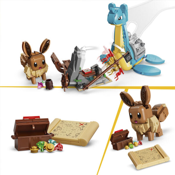 72162 - LEGO® Pokémon - SMART Play : Chasse au trésor d’Évoli et Lokhlass