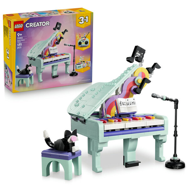 31392 - LEGO® Creator - Décoration musicale : piano et chat