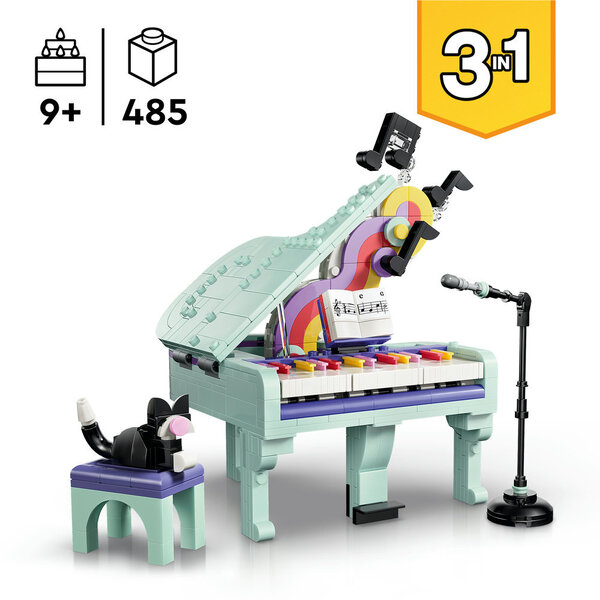 31392 - LEGO® Creator - Décoration musicale : piano et chat
