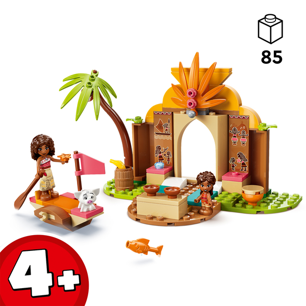 43282 - LEGO® Disney - Maison de village et pirogue de Vaiana