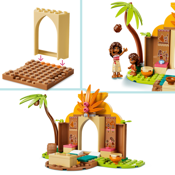 43282 - LEGO® Disney - Maison de village et pirogue de Vaiana