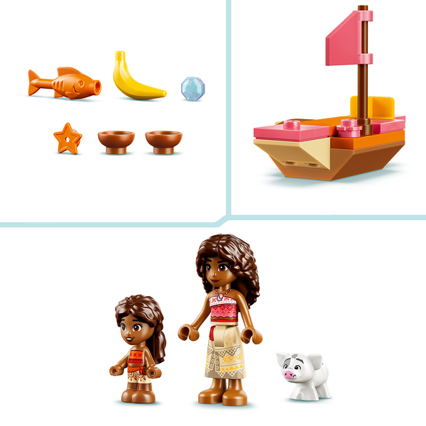43282 - LEGO® Disney - Maison de village et pirogue de Vaiana