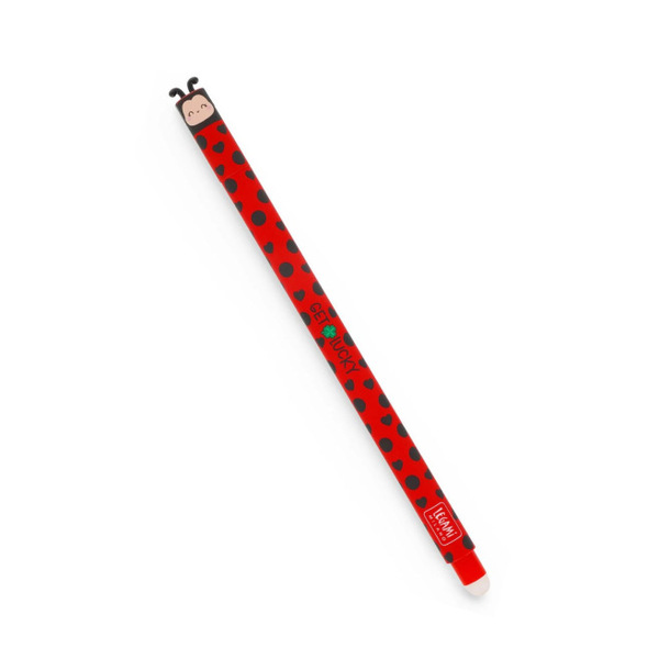 Legami - Stylo à encre gel effaçable Coccinelle