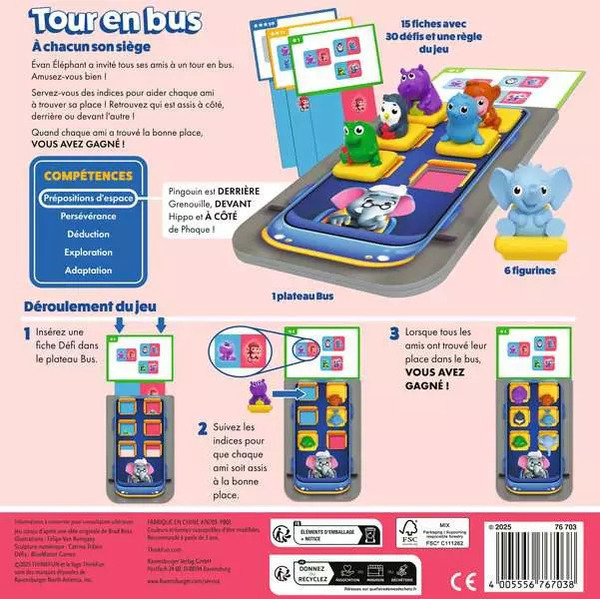 ThinkFun Friends - Tour en Bus