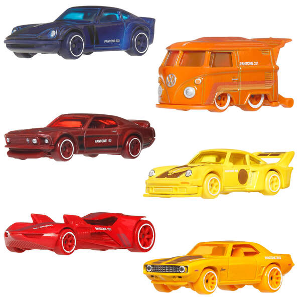 Hot Wheels Coffret de 6 Véhicules Pantone