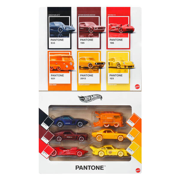 Hot Wheels Coffret de 6 Véhicules Pantone