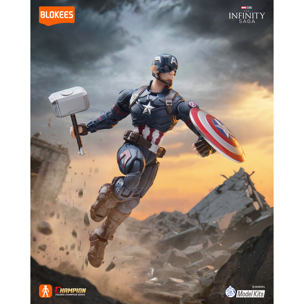 Figurine à assembler Marvel - Champion Class 03 Captain America