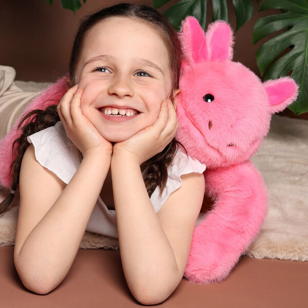 Peluche lestée Axolotl - 50 cm - Collection Podcoll