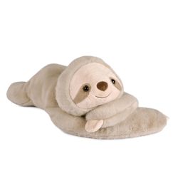 Peluche lestée paresseux marron - 75 cm - Podcoll