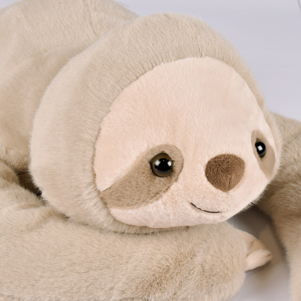 Peluche lestée paresseux marron - 75 cm - Podcoll