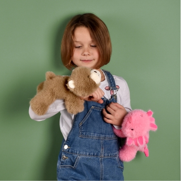 Peluche de poignet à enrouler Ours - 25cm - Collection Podcoll