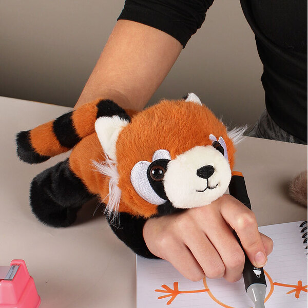 Peluche de poignet à enrouler Panda roux - 25cm - Collection Podcoll