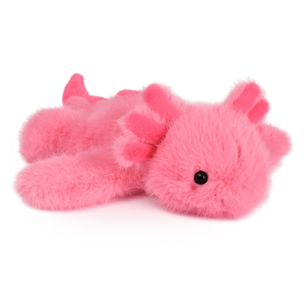 Peluche de poignet à enrouler Axolotl rose - 25cm - Collection Podcoll