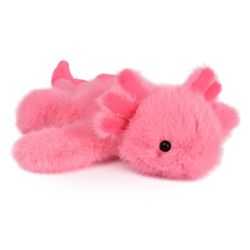 Peluche de poignet à enrouler Axolotl rose - 25cm - Collection Podcoll