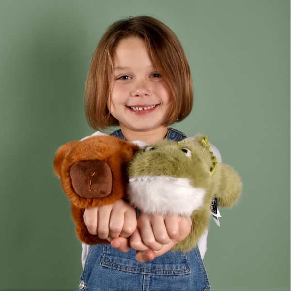 Peluche de poignet à enrouler Capybara - 25cm - Collection Podcoll