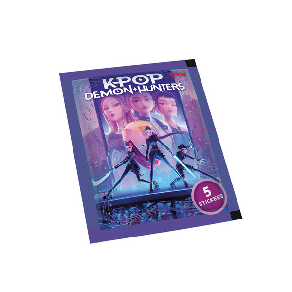 Pochette de 5 stickers K-Pop Demon Hunters