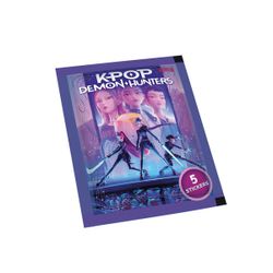 Pochette de 5 stickers K-Pop Demon Hunters