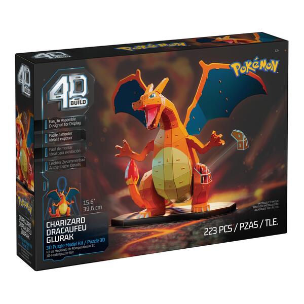 Figurine Dracaufeu Pokémon 4D Build