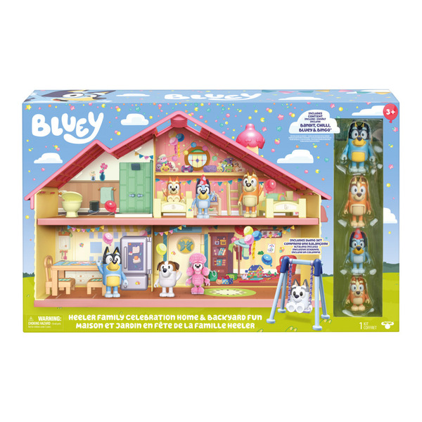 Maison et jardin en fête Bluey