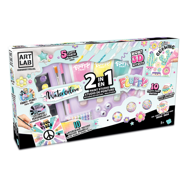Studio de Peinture Art Lab Fluffy Paint & aquarelle