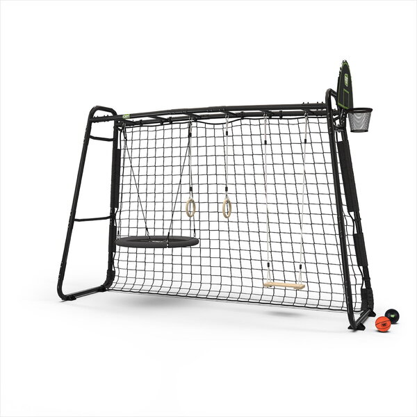 Structure GetSet monkeybar MB305 noir - avec agrès et accessoires