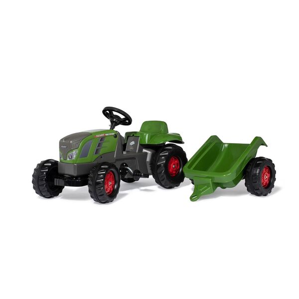 Tracteur à pédales RollyKid Fendt 516 Vario avec remorque