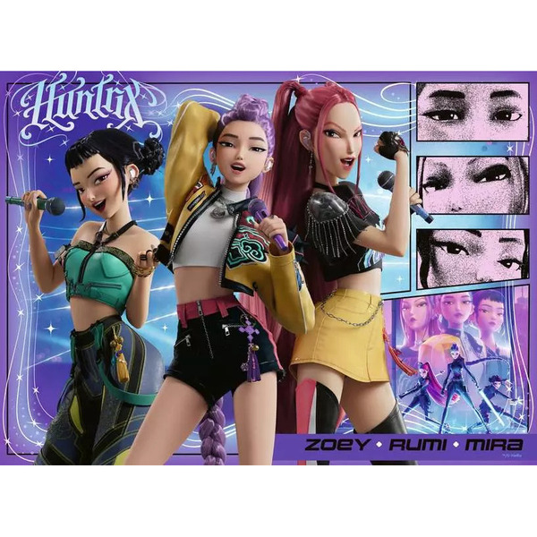 Puzzle XXL K-Pop Demon Hunters 100 pièces