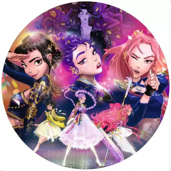 Puzzle Pour les fans K-Pop Demon Hunters 500 pièces avec poster