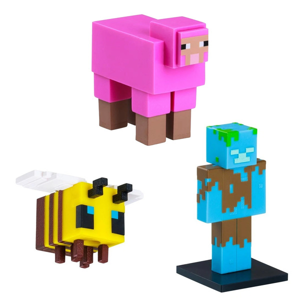 Coffret 8 figurines Minecraft (modèle aléatoire)