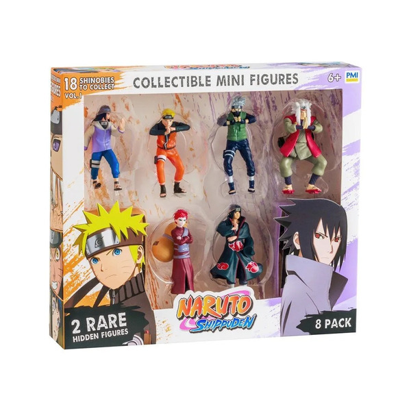 Coffret de 8 figurines Naruto