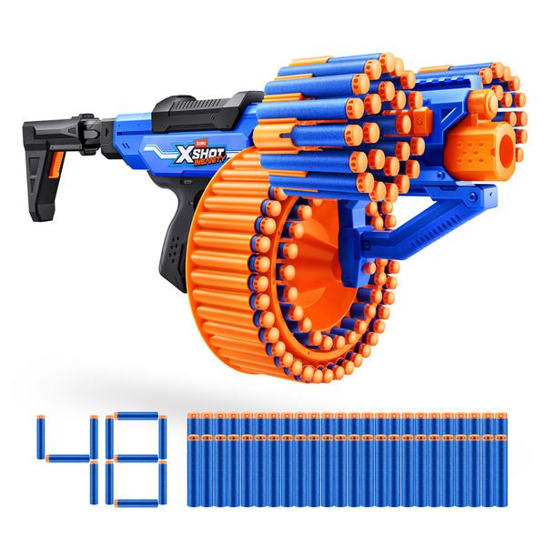 XSHOT Insanity Blitz Hammer avec 48 fléchettes