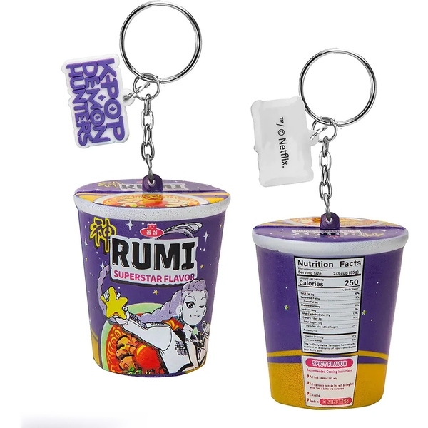 Porte-clés Squishy Nouilles Rumi saveur Superstar - KPop Demon Hunters