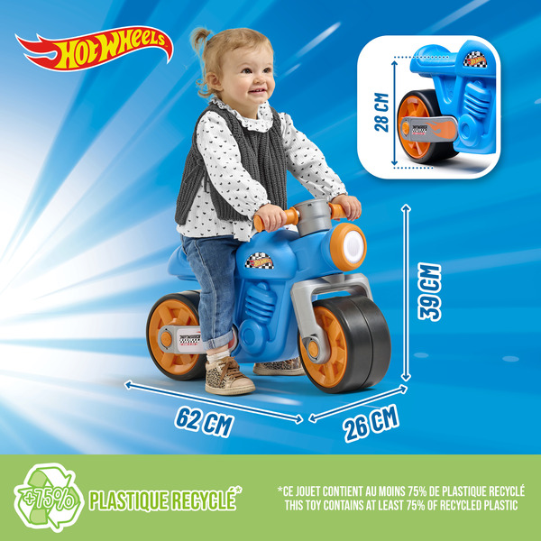 Porteur moto vintage Hot Wheels