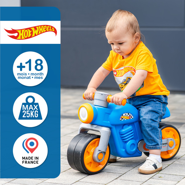 Porteur moto vintage Hot Wheels