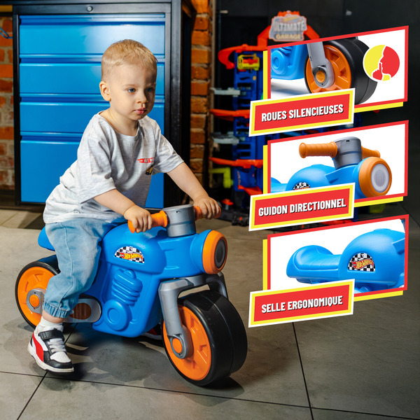 Porteur moto vintage Hot Wheels