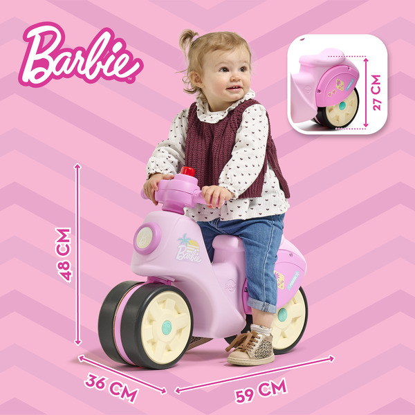 Porteur scooter Barbie