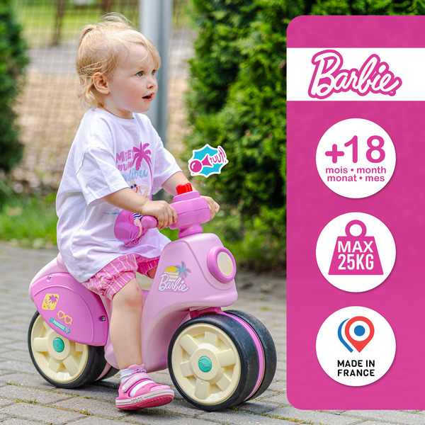 Porteur scooter Barbie