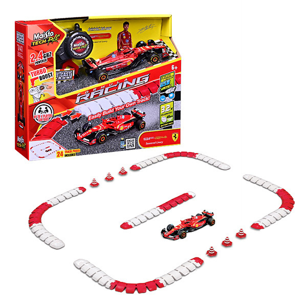 Formule 1  radiocommandé avec accessoires de piste (modèle aléatoire)