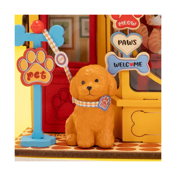 Maquette en bois Animalerie Pawfect (76 pièces)