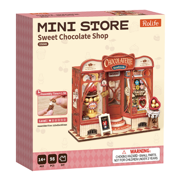 Maquette en bois Chocolaterie (98 pièces)