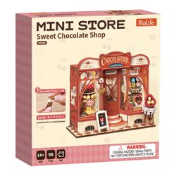 Maquette en bois Chocolaterie (98 pièces)