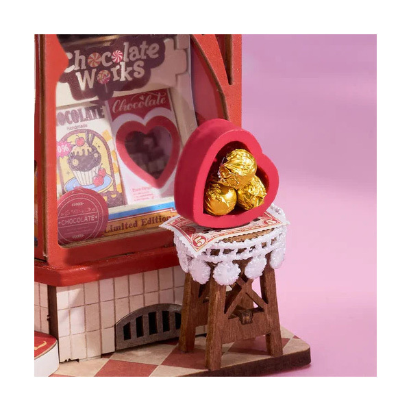 Maquette en bois Chocolaterie (98 pièces)