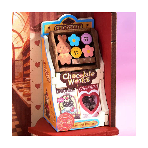 Maquette en bois Chocolaterie (98 pièces)