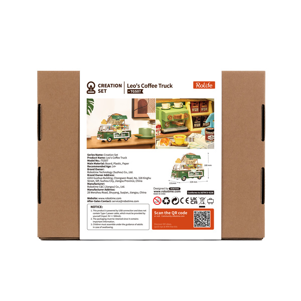 Puzzle 3D - Leo s Coffee Truck (189 pièces)