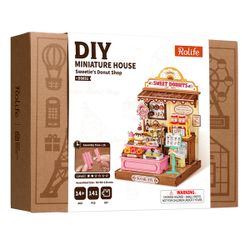 Maquette en bois Donut shop (141 pièces)