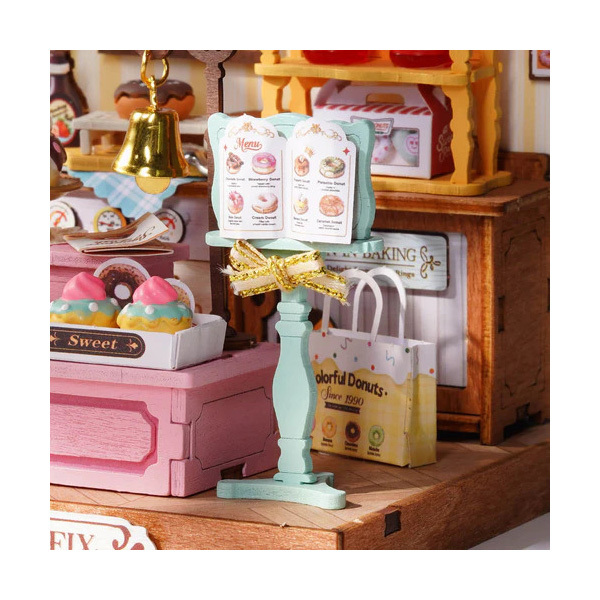 Maquette en bois Donut shop (141 pièces)