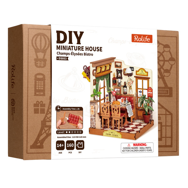 Maquette en bois Bistro des Champs-Élysées (160 pièces)